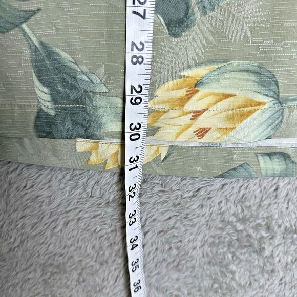 Tommy Bahama Mens XXL Silk Shirt Gray Floral Banana Leaf Aloha Camp Relaxed Fit - Picture 6 of 10